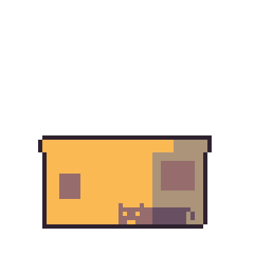 cat in the box animation